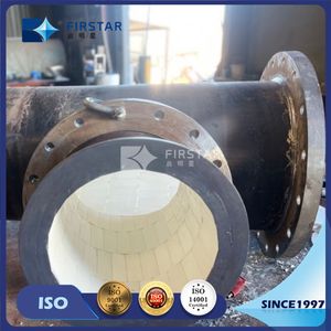 Customizable 92% Alumina Wear-Resistant Ceramic Tiles Lined Pipes for Mining Applications