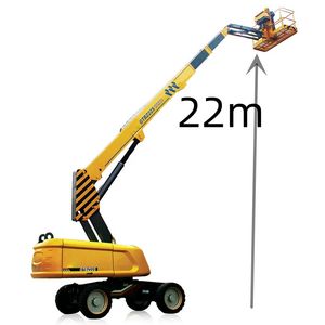 Gtbz22s 22m Hydraulic Man Lifts Mobile Telescopic Boom Aerial Work Platform