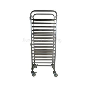 Stainless Steel Bread Pan Cooler Bakery Tray Rack Trolley