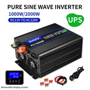 12V DC to 220V AC 1000 Watts Pure Sine Wave Power Inverter/Converter with AC Charger