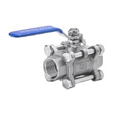 Durable High-Pressure Ball Valve in Stainless Steel for Liquids