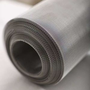 Abrasion Resistant Stainless Steel Woven Square Screen Mesh for Industrial Wastewater