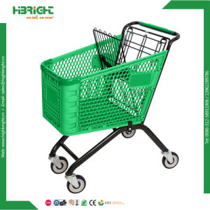 Supermarket Grocery Plastic Shopping Trolley Cart