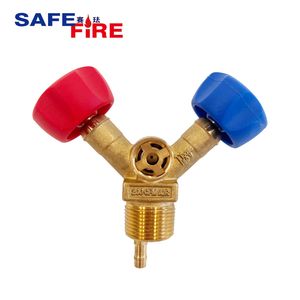 Refrigerant Freon Gas Cylinder Valve for European Market Industrial Valve Brass Valve