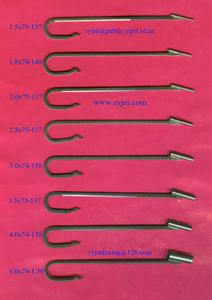 High Quality Steel Crochet Machine Guide Tube Knitting Needle