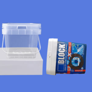 Factory Direct Supply 1L-5L Food Grade Clear White Round Plastic Bucket