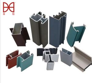 Wooden Grain Powder Coated Aluminum Extrusion Profiles for Glass Doors & Windows