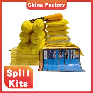 Hazmat Sorbent Sheet Chemical Absorbent Sock Hazardous Spill Kit 100L Spill Kit Refills