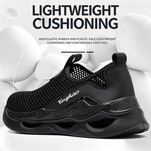 Breathable Steel Toe Safety Shoes Summer Working Shoes for Factory Workers