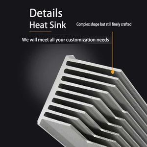 China Manufacturer Az91 Extruded Magnesium Mg Alloy Heat Sink/Radiator