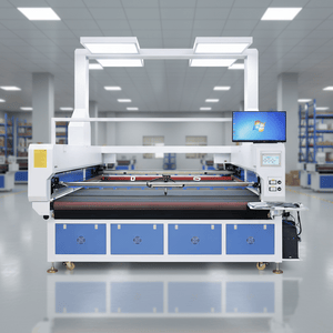 Precision CO2 Laser Cutting Machine for Textile with 0-10 mm Thickness
