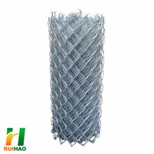 Chain Link Fence Rolls Cyclone Wire PVC Chain Link Fence