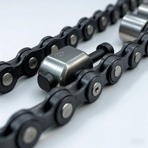 Leaf Heavy Duty Carbon Steel Conveyor Transmission Plate Forklift Lifting Industrial Chain