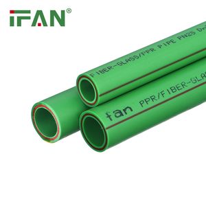 Ifan Factory Price PPR Glass Fiber Pipe 20-125mm PPR Water Pipe Composite PPR Pipe