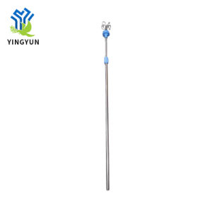 4 Hooks Hospital Portable IV Pole Drip Stand for Medical Bed Furniture