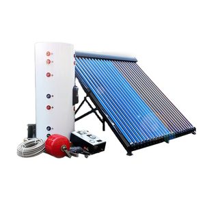 Split Pressurized Solar Water Heater with Flat Plate Solar Collector Separate Solar Water Heater Tank and Tubes Collector