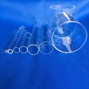 High Temperature and Corrosion Resistant Quartz Sleeve Tube
