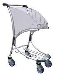 Stainless Steel Airport Shopping Trolley