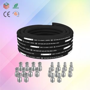 High Pressure Wire Braided Hydraulic Rubber Hose for Construction Machinery