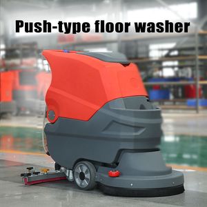 Walk-Behind Floor Scrubber Electric Floor Washing Machine Used for Sweeping Cleaning Factory Direct