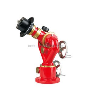 Fixed Fire Monitor Fire Fighting Manual Control Mobile 360 Degree Water Monitor