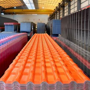 Spanish Roma Resin Roofing Sheet Synthetic Teja De Panel Solar Plastic ASA UPVC PVC Roof Tile for Household Building Material