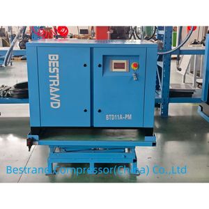 7.5kw 10HP VSD Permanent Magnet Rotary Screw Air Compressor for Workshop
