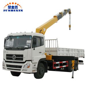 Dongfeng 10 Wheels 6*4 16 Tons New Truck Mounted Crane with Dump Function