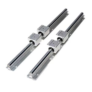 Aluminium Linear Guide Rail Xyz Gantry CNC Kit Router Lathes Mills Motion with Bearing Square Flange Block SBR20uu TBR20uu