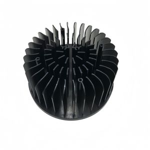 Black Anodized Extruded Profile Extrusion Heat Sink PCB Thermal Solution Aluminum Extrusion Heatsink