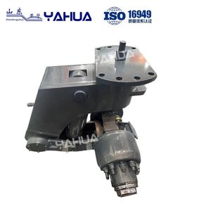 Good Quality Customized Brake Drum Axle Trailer Parts Yahua Drum Brake Front Axle with Air Spring Suspension