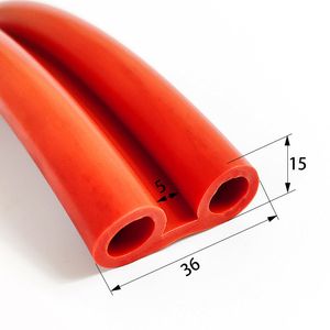Customized OEM Heat Resistant Waterproof Sun Resistant Extruded Rod U Shape Silicone Rubber Strip