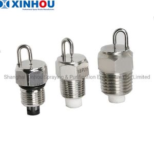 1/8 1/4 Stainless Steel Humidifying Cooling Impingement Ruby Pin Water Fine Mist Fog Spray Nozzle