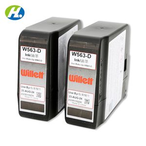 Original Willett W563-D Consumables Ink Cartridge Make-up Solvent Printing Ink for Cij Inkjet Printer W620 W640 W660