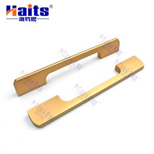 Fumniture Hardware Aluminum Alloy Cabinet Handle Golden with Screws