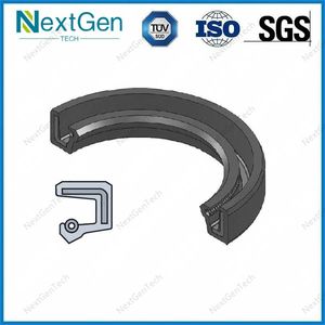 Sc Type NBR FKM EPDM HNBR Neoprene Silicone Skeleton Metal Case Auto Rubber Shaft Oil Seal