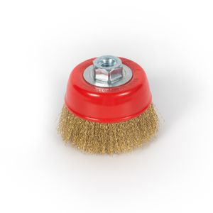 High Quality Crimped Wire Cup Brushes with Thread
