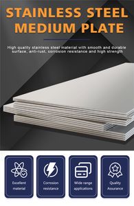Stainless Steel Sheet Brushed Polished 0.2mm 1.5mm 4nm 201 304 316 316L 409 Cold Rolled Stainless Steel Plate Price Per Kg