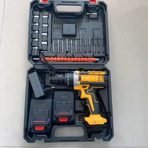 21V Cordless Drill 25n. M Torque 10mm Electric Power Drill Dual Speed Brushed 1500mAh Batteries 2PCS