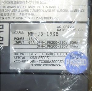 15kw 200V AC Servo Drive Mr-J3-15kb High Torque Industrial Servo Amplifier for Heavy Duty Automation Equipment