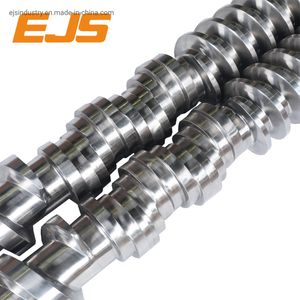 Screw Barrel Elements on PVC Plastic Recycling Machine