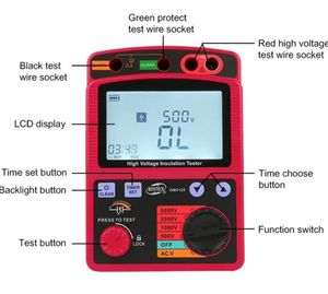 Digital Insulation Resistance Tester Megohmmeter High Voltage Tester