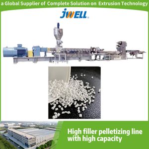 Jwell High Efficiency Automatic Pelletizing Line High Output High Filling Granulation Line Plastic Granule Making Machine