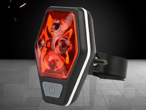 Bright LED Safety Cycling Bicycle Light Rechargeable Rear Tail Bike Light Lamp Taillight Rain Waterproof Wbb18321