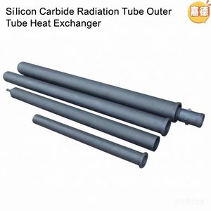 Silicon Carbide Ceramic Radiation Tube Heating Tube - High-Temperature Resistant Long Outer Cylindrical Tube