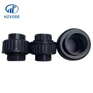 UPVC Pn16 Union with DIN Standard Gray Color for Water Supply Fitting