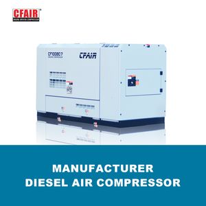 140cfm - 12 High Pressure Portable Diesel Air Compressor