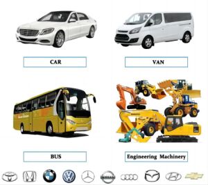 Chinese Factory Wholesale Various Brands of Construction Machinery Vehicles Glass