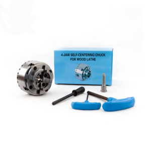 High Quality 4jaw Self-Centering Woodworking Chuck Wood Mini Lathe Collet Chuck