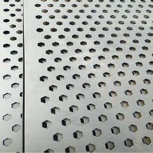 Hexagonal Hole High Quality Perforated Metal Sheet From Factory